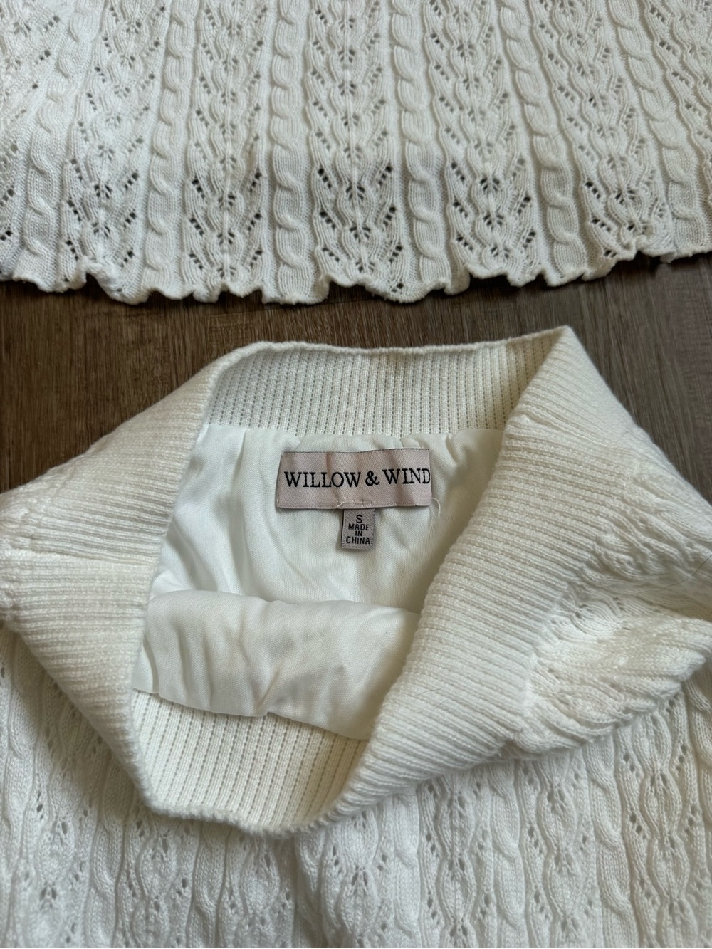 Cream Knit Two-Piece Tank & Maxi Skirt Set - Picture 3 of 4